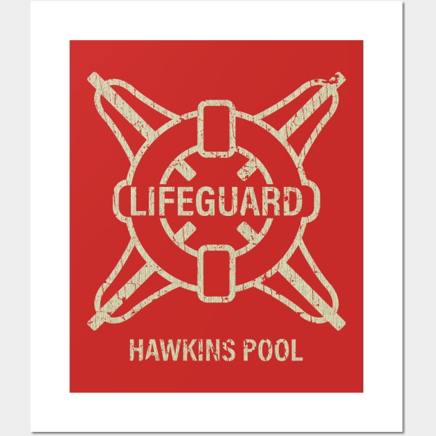 Hawkins Lifeguard 1985 Wall Art by JCD666